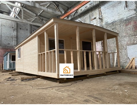 Модульный дом 8х4.6м с верандой Модульный дом 8х4.6м с верандой